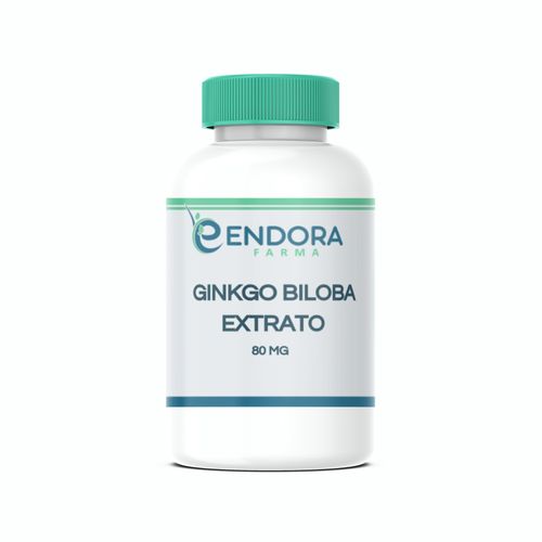 Ginkgo biloba extrato 80MG 60  Doses