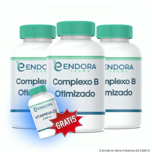 3 Complexo B Otimizado 180 Doses